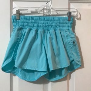 blue tracker shorts